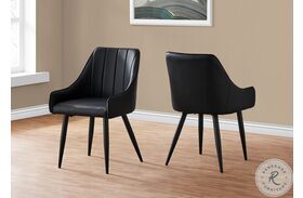 1187 Black Dining Chair Set Of 2