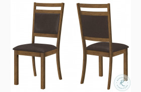 1310 Warm Walnut Dining Chair Set of 2