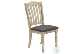 1392 Gray Upholstered Dining Chair Set Of 2