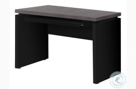 7439 Black And Grey 48" Computer Desk