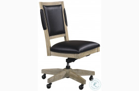 Harper Point Bleached Khaki Office Chair