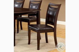 Woodside Espresso Side Chair Set of 2