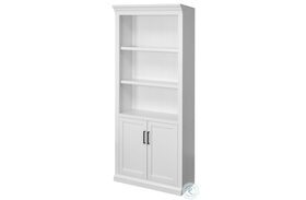 Abby White Door Bookcase