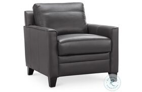 Flexton Charcoal Leather Chair