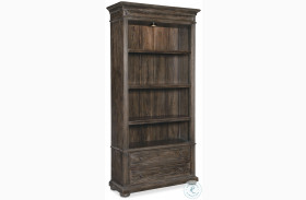 Traditions Rich Brown Bookcase