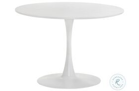 Isla Isadora White 42" Round Dining Table