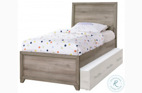 River Creek Birch Brown Youth Panel Bed