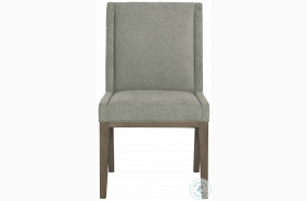 Linea Grey And Cerused Charcoal Upholstered Side Chair