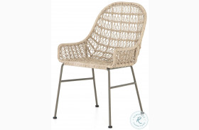 Bandera Vintage White Outdoor Dining Chair