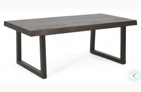 Jennings Cherry And Ebony Live Edge Cocktail Table