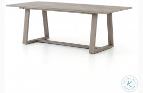 Atherton Weathered Grey Outdoor Dining Table