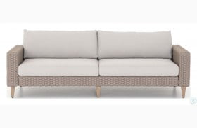 Remi Stone Grey Outdoor 90" Sofa