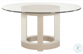 Axiom Clear 54" Round Dining Table