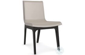 Starr Taupe Leather Dining Chair