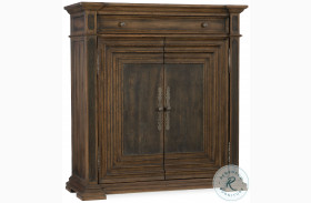 Hill Country Saddle Brown And Anthracite Black Cypress Mill Accent Chest
