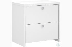 Echo Pure White Lateral File Cabinet