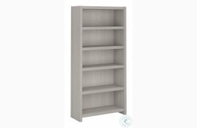 Echo Gray Sand 5 Shelf Bookcase