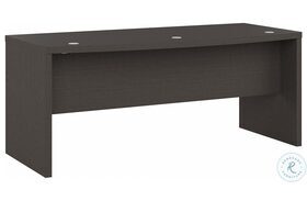 Echo Charcoal Maple 72" Bow Front Desk