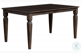 Kingston Dark Gray 78" Extendable Gathering Height Leg Dining Table