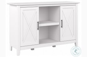 Key West Pure White Oak Accent Cabinet with Doors