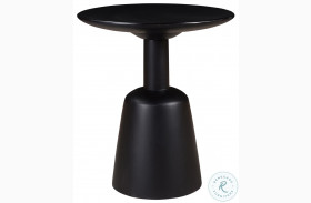Nels Charcoal Black End Table