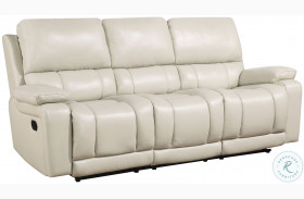 Cicero Cream Power Reclining Sofa With Power Footrest and Headrest