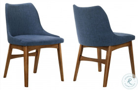 Azalea Blue Side Chair Set of 2
