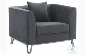 Everest Gray Fabric Chair