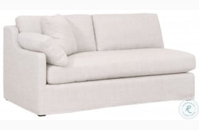Lena Bisque Modular Slope Arm Slipcover 2 Seater LAF Sofa
