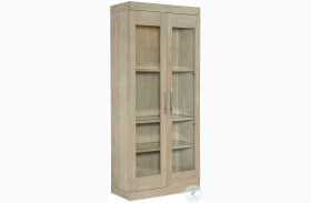 Cascade Soft Taupe Display Cabinet