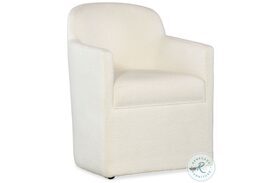 Commerce And Market White Izabela Upholstered Arm Chair