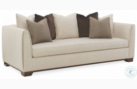 Modern Streamline Neutral Sofa