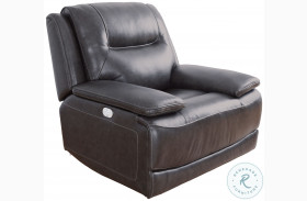 Colossus Napoli Grey Power Recliner with Power Headrest