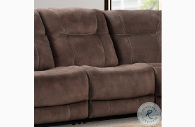 Cooper Shadow Brown Manual Armless Recliner
