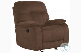 Cooper Shadow Brown Manual Glider Recliner