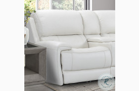 Empire Verona Ivory LAF Power Recliner with Power Headrest