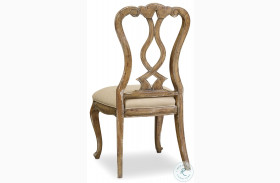 Chatelet Soft Amber Splat Back Side Chair Set Of 2