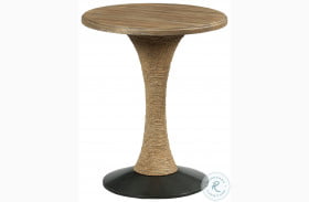 Modern Forge Sandy Brown Modern Forge Round End Table