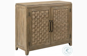 Modern Forge Sandy Brown Leona Accent Chest