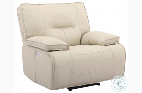 Spartacus Oyster Power Recliner with Power Headrest