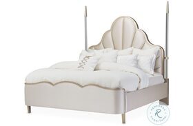 Malibu Crest Upholstered Poster Bed
