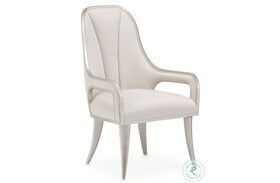 Penthouse Ash Gray Arm Chair Set Of 2