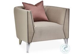 Linea Metallic Accent Chair