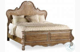 Chatelet Brown Wood Panel Bed