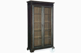 Beaumont Dark Wood Display Cabinet