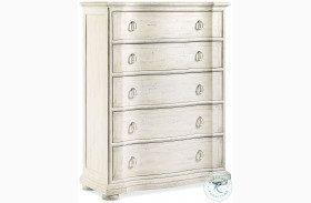 Traditions Soft White Five Drawer Chest