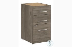 Office 500 Modern Hickory 16" 3 Drawer File Cabinet