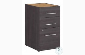 Office 500 Storm Gray 16" 3 Drawer File Cabinet