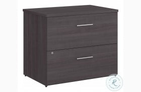 Office 500 Storm Gray 36" 2 Drawer Lateral File Cabinet