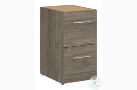 Office 500 Modern Hickory 16" 2 Drawer File Cabinet